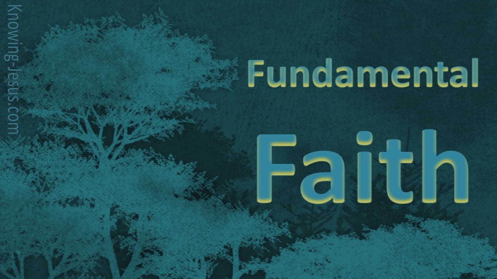 Faith Fundamentals (devotional) (sage)